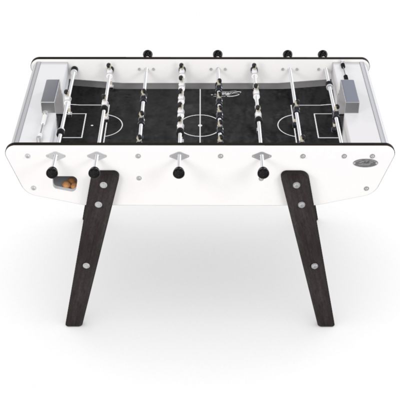 Baby foot design exterieur blanc et noir
