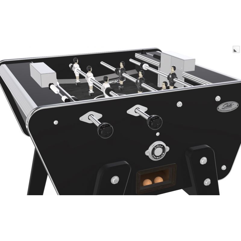 Baby-foot Stella Toi & Moi Noir avec Tapis Noir