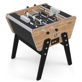 Baby foot 2 personnes noir et bois