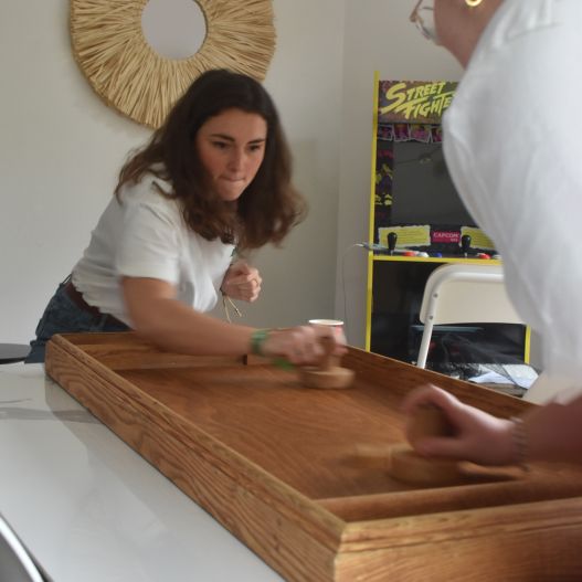 Table à glisser artisanale