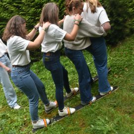 Paire de skis pour 4 personnes