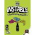 Boîte du jeu Instable avec le slogan "Vous n’échapperez pas à la gravité !".