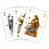 Trois cartes illustrées du jeu Rebelles Princesses représentant un prince, une grenouille et une princesse.
