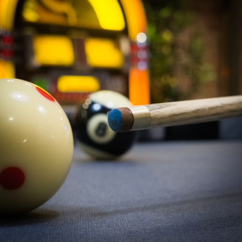 Procédé de queue de billard spécial Black ball