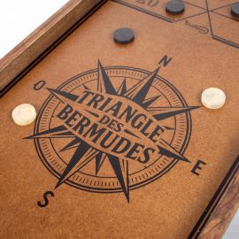 décor jeu en bois triangle des bermudes