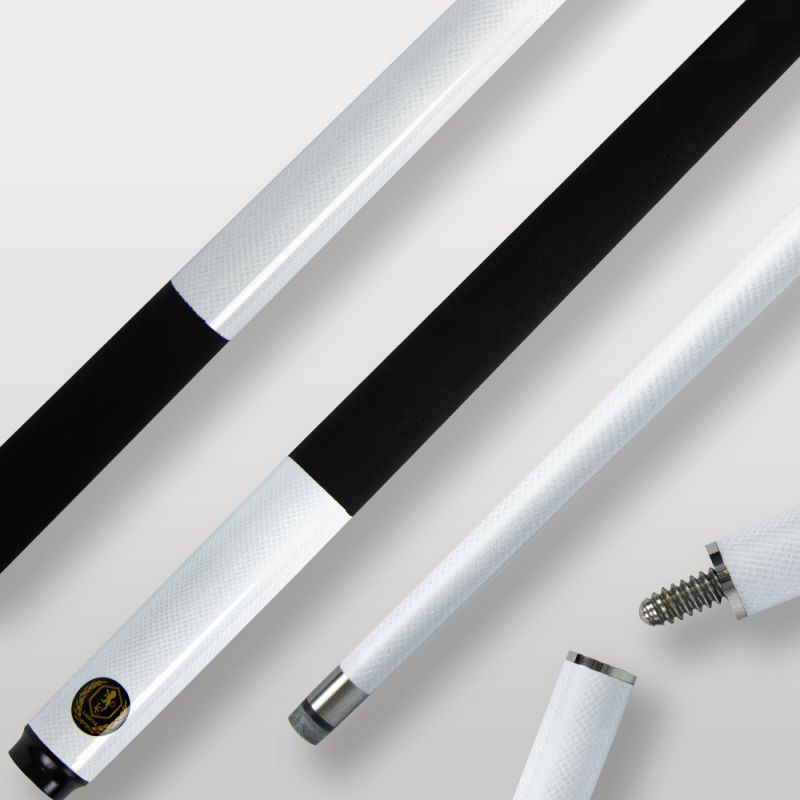 Queue de billard en fibre pour la casse ou le jeu mixte et démontable en 2 parties