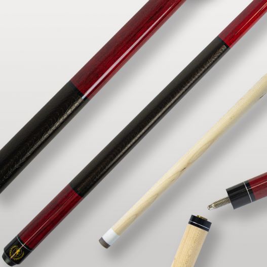 Queue de billard de couleur bordeaux faite pour les joueurs débutant