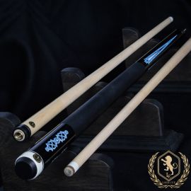 Queue de billard, couleur bleu, jeu américain