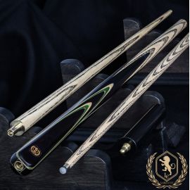 Queue de billard série Aston par Lord cue, excellente pour jouer au 8 pool et au snooker, couleur verte