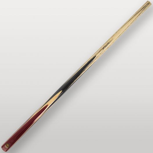 Détail du fût noir et zébré de la queue de billard Lord-Cue Aston F750