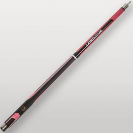 Partie basse de la queue de billard Lord-Cue Xtrem Shot Rose avec design noir et rose