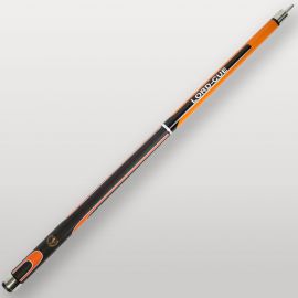 Partie basse de la queue de billard Lord-Cue Xtrem Shot Orange avec design noir et orange