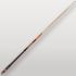 Queue de billard Lord-Cue Xtrem Shot Orange vue complète sur fond clair
