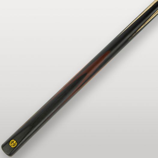 Détail du fût de la queue de billard Lord-Cue Black Out Rouge, contraste entre le bois clair et le rouge.