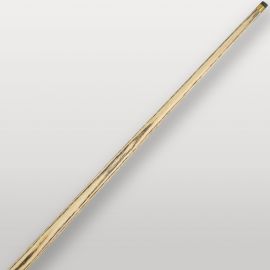 Détail de la flèche de la queue de billard Lord-Cue Tiger avec grain naturel du bois.