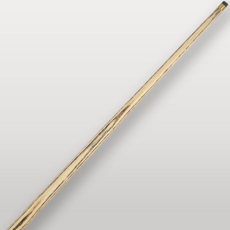 Détail de la flèche de la queue de billard Lord-Cue Tiger avec grain naturel du bois.