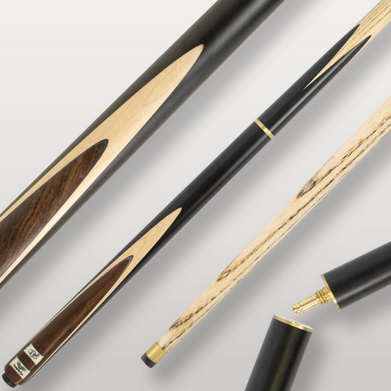 Image de couverture de la queue de billard Lord-Cue LP Chester, design élégant en bois et noir.