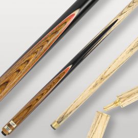 Image de couverture de la queue de billard LP Rosawood, finition haut de gamme noir et bois rosé.