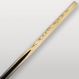 Gros plan sur la partie supérieure du fût de la queue de billard LP Rosawood.