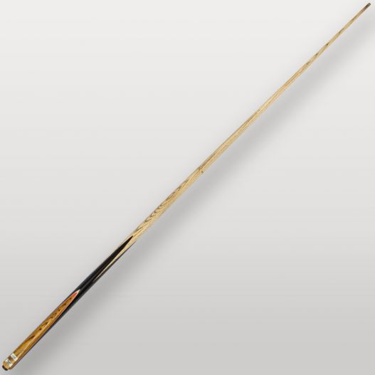 Queue de billard LP Rosawood vue complète, finition bois rosé et noir sur fond neutre.