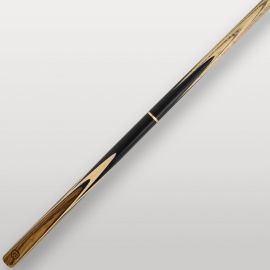 Raccord en laiton doré de la queue de billard Lord Cue Zebrano, assemblage ¾ précis.