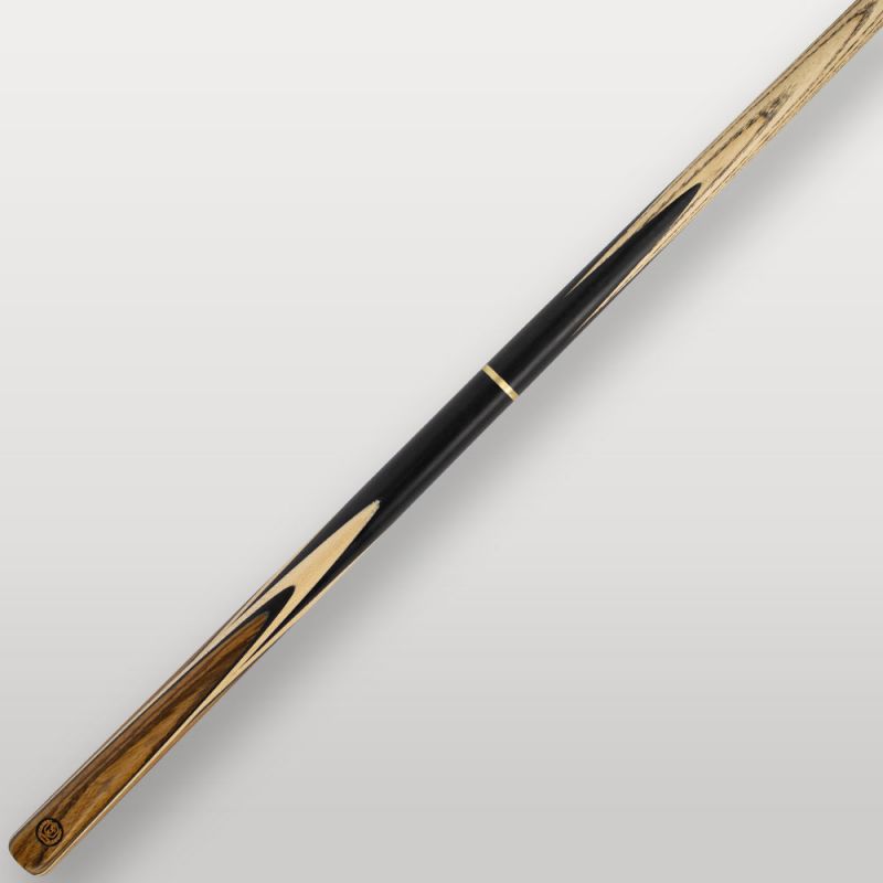 Raccord en laiton doré de la queue de billard Lord Cue Zebrano, assemblage ¾ précis.