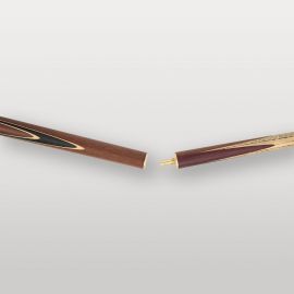 Jonction en laiton doré de la queue de billard Lord Cue Falcon Wine, système d’assemblage ¾.