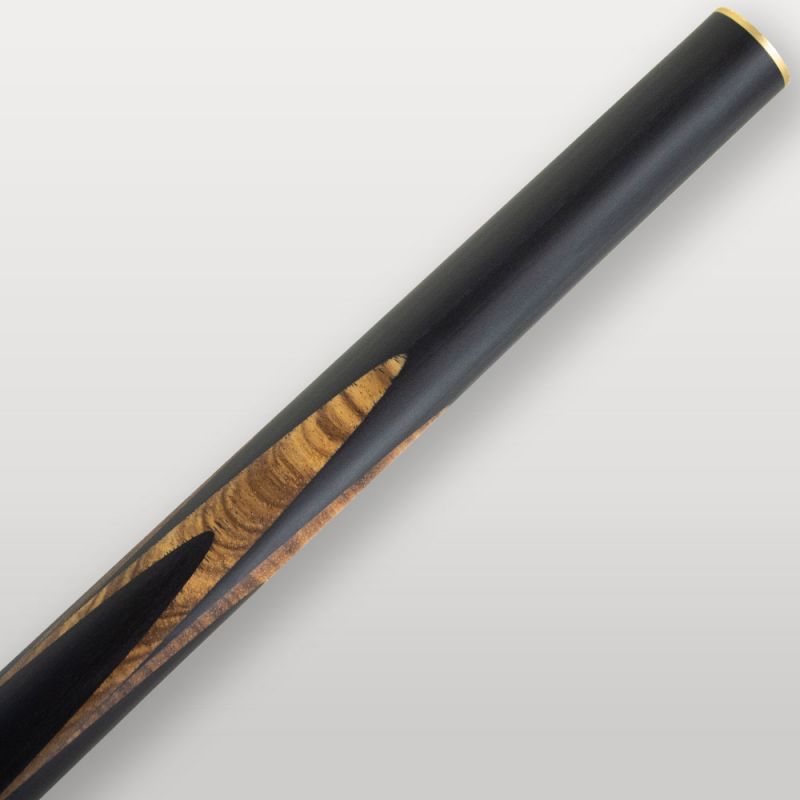 Partie supérieure du fût de la queue de billard Lord Cue Blackwood, finition mate et bague dorée.