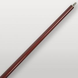 Détail du raccord métallique de la queue de billard Lord Cue Graphite Bordeaux, vissage précis et robuste.