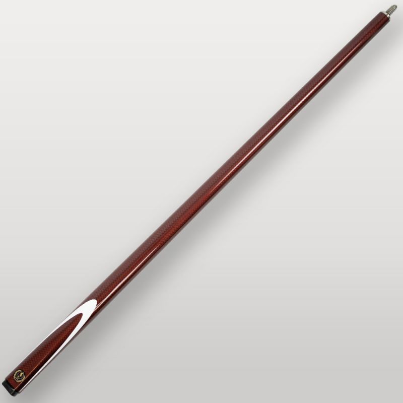 Fût complet de la queue de billard Lord Cue Graphite Bordeaux, structure rigide et aspect brillant.