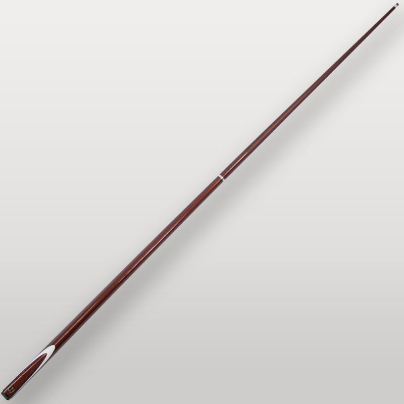 Queue de billard Lord Cue Graphite Bordeaux vue complète, design moderne avec finition effet carbone rouge.