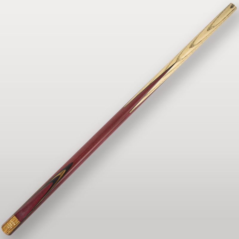 Fût complet de la queue de billard Lynx haut de gamme 1/2, design bicolore et finitions soignées.