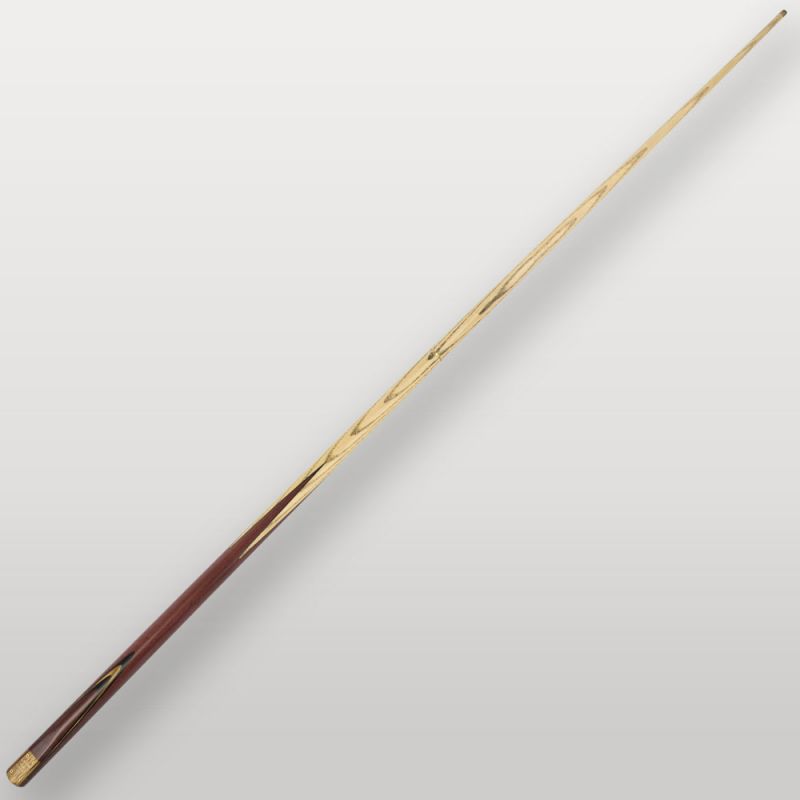 Queue de billard Lynx haut de gamme 1/2 vue complète, modèle élégant en frêne et acajou.