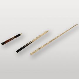 Queue de billard Lynx Handcraft 4/5 et 1/2 démontée en trois parties, système de vissage en laiton.