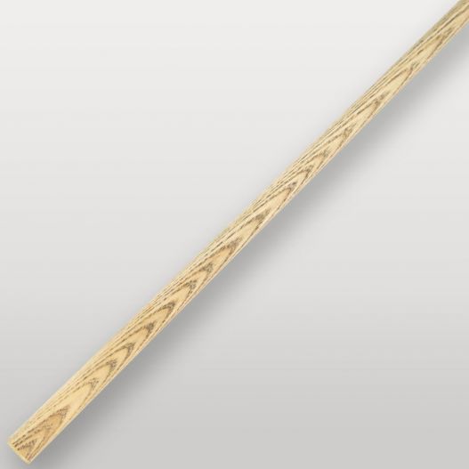 Détail du fût en frêne clair de la queue Lynx 2000, rainures fines et texture naturelle.