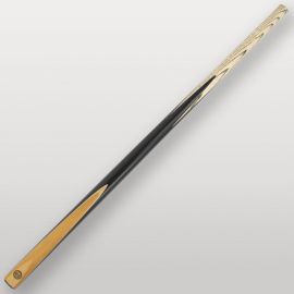 Fût complet de la queue de billard Lord Cue Pool School en bois clair et noir, finition vernie soignée.