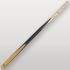 Fût complet de la queue de billard Lord Cue Pool School en bois clair et noir, finition vernie soignée.
