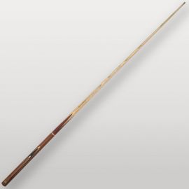 Queue de billard Lord Cue Falcon Wine vue complète, design bicolore en bois clair et acajou.