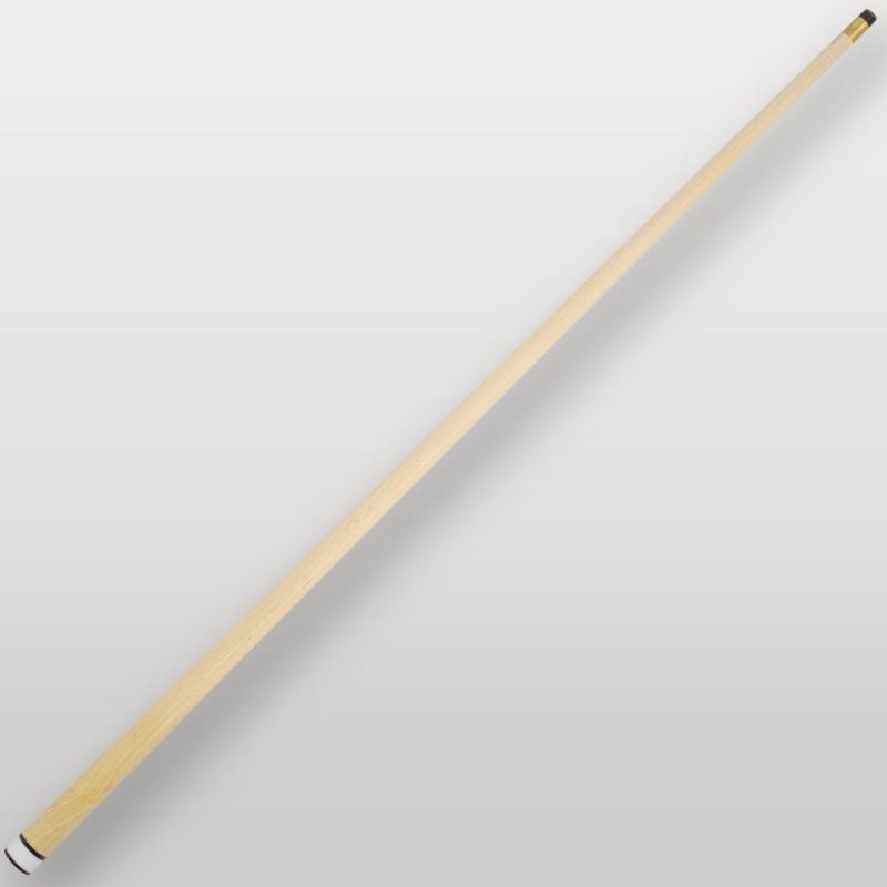 Flèche complète en érable clair de la queue de billard mixtes 2 pièces bleue, équilibrée et rigide.
