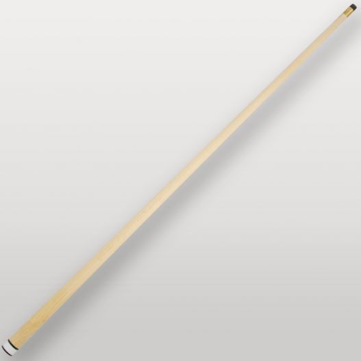 Flèche complète en érable clair de la queue de billard mixtes 2 pièces bleue, équilibrée et rigide.