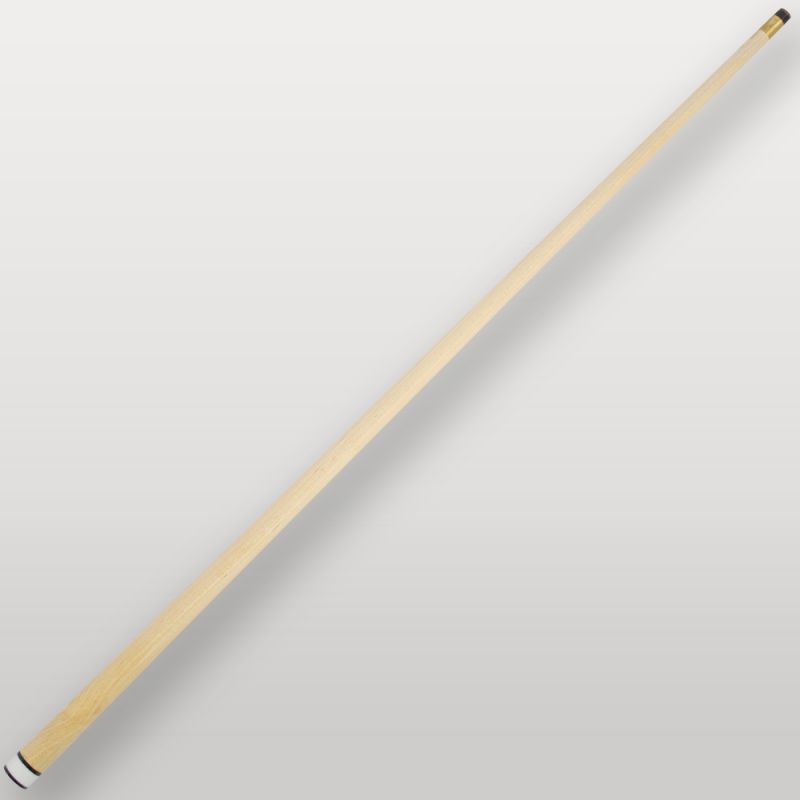 Flèche complète en bois clair de la queue Ramin 2 pièces rouge, équilibre parfait pour un jeu fluide.