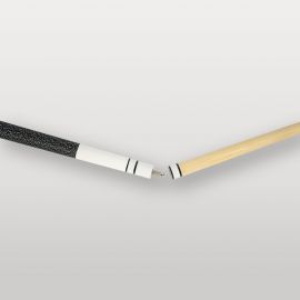 Jonction de la queue de billard mixte en 4 parties blanche