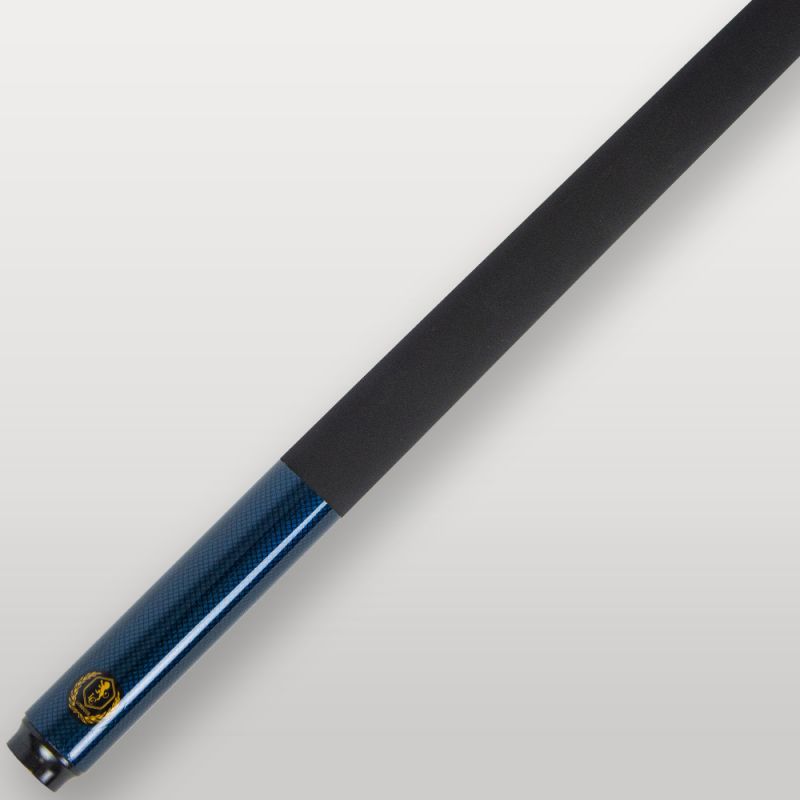 Talon-queue-americaine-en-fibre-bleu