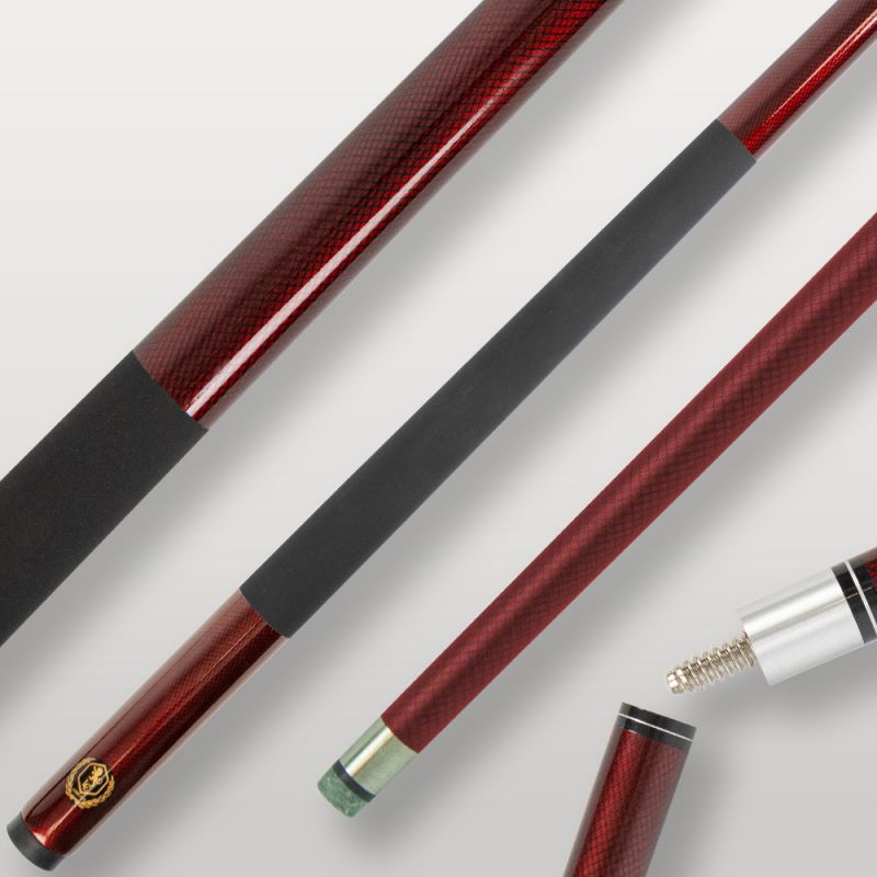 Queue-de-billard-en-fibre-de-couleur-bordeaux-tres-moderne