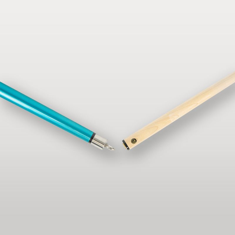 Jonction-rapide-demi-en-acier-de-la-queue-de-billard-americaine-lord-cue-raptor-bleu