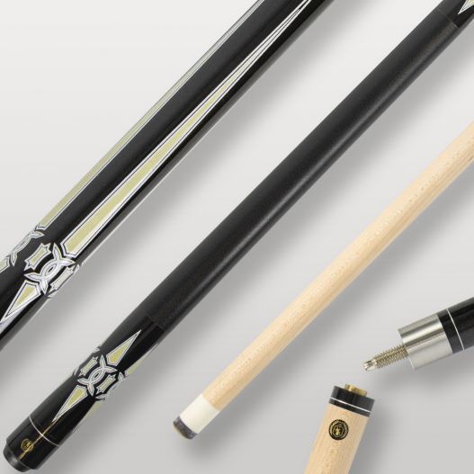 Queue de billard embout tendre 13 mm, spin contrôlé