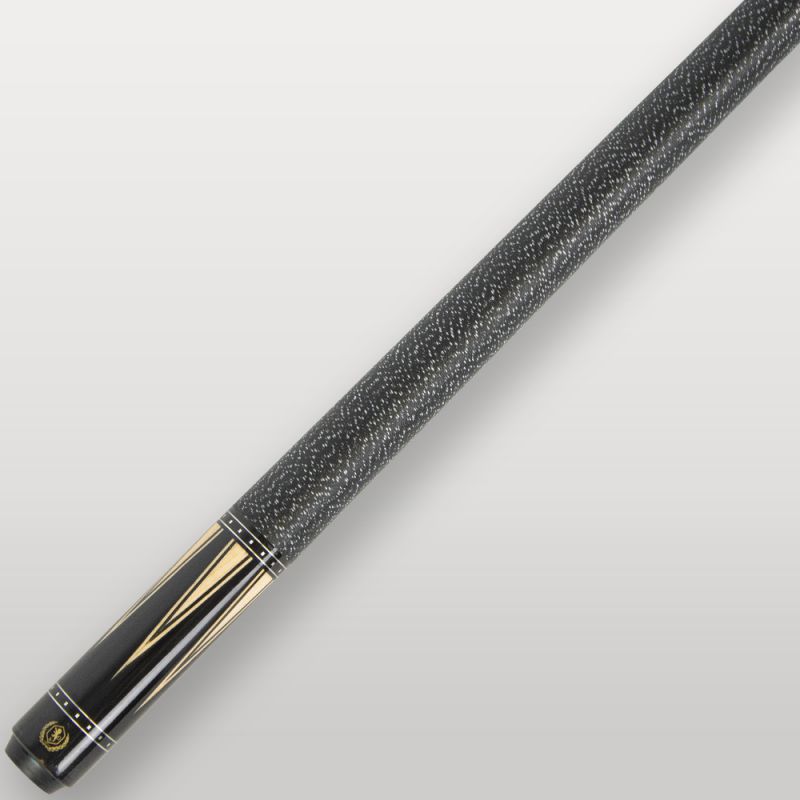Queue de billard américain Lord Cue Eagle Pro 6 – détail du talon et du fût en bois foncé