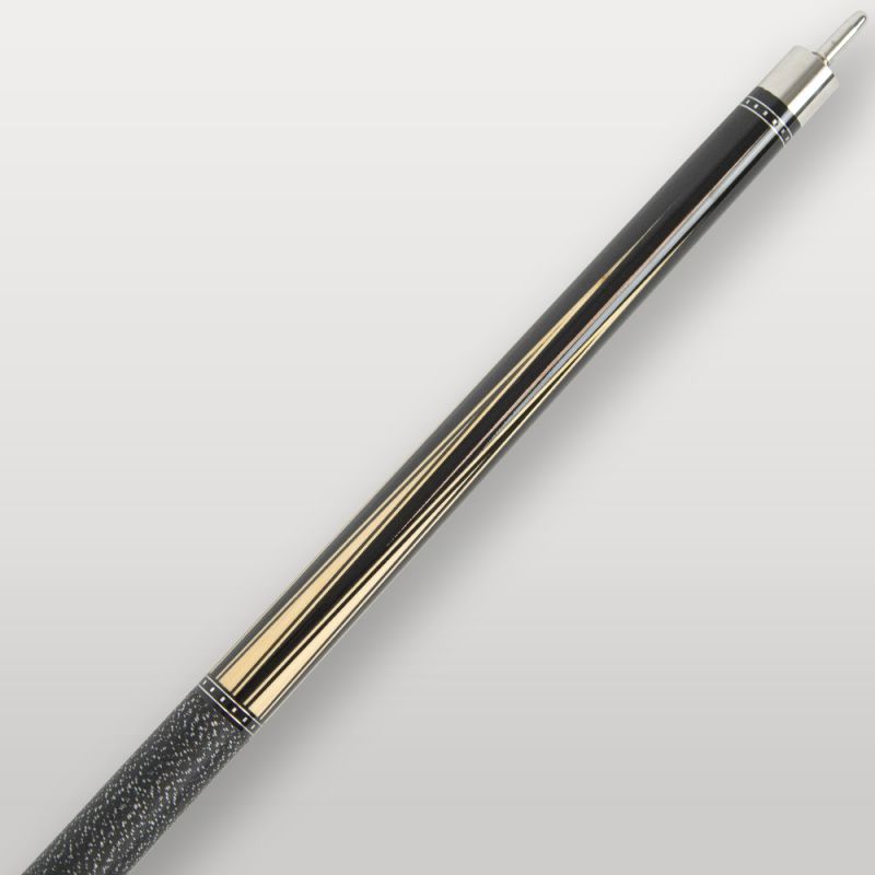 Détail de la marqueterie et du grip en nylon de la queue de billard Lord Cue Eagle Pro 6