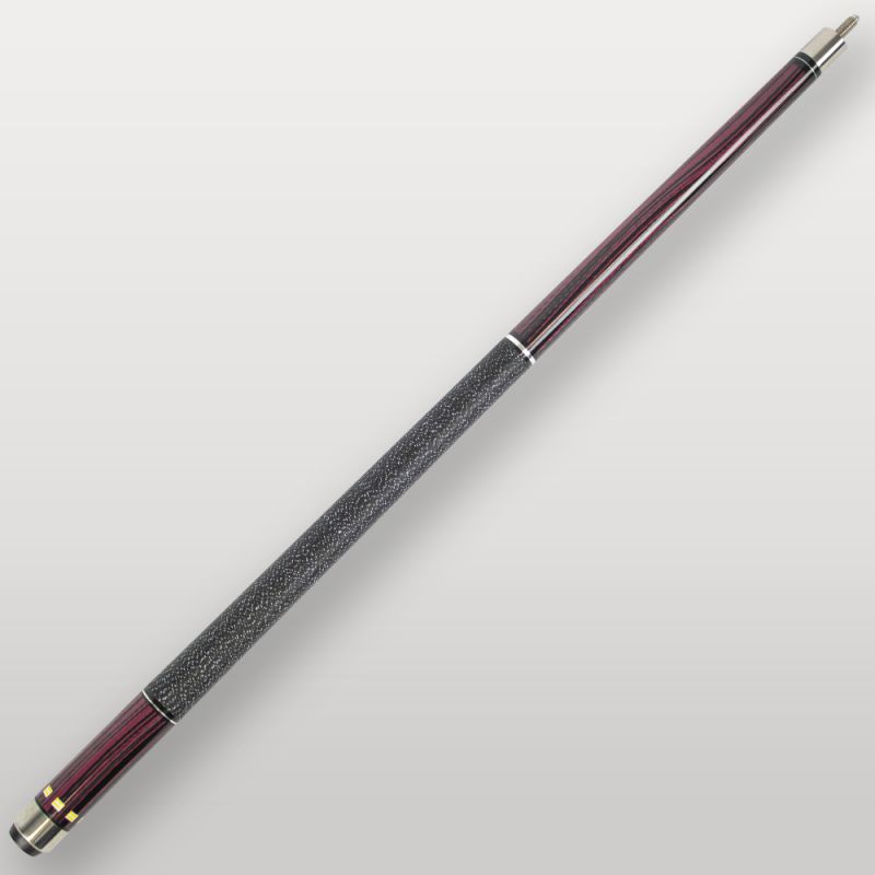Fût bordeaux et grip en nylon de la queue de billard américain Purple Ambition