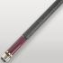 Détail du grip en nylon et du talon de la queue Lord Cue Purple Ambition